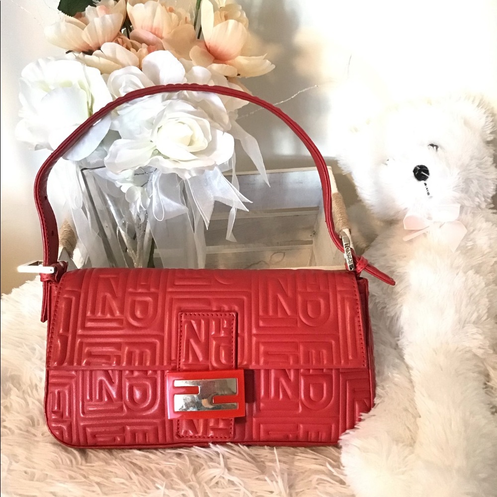 Fendi Leather Baguette